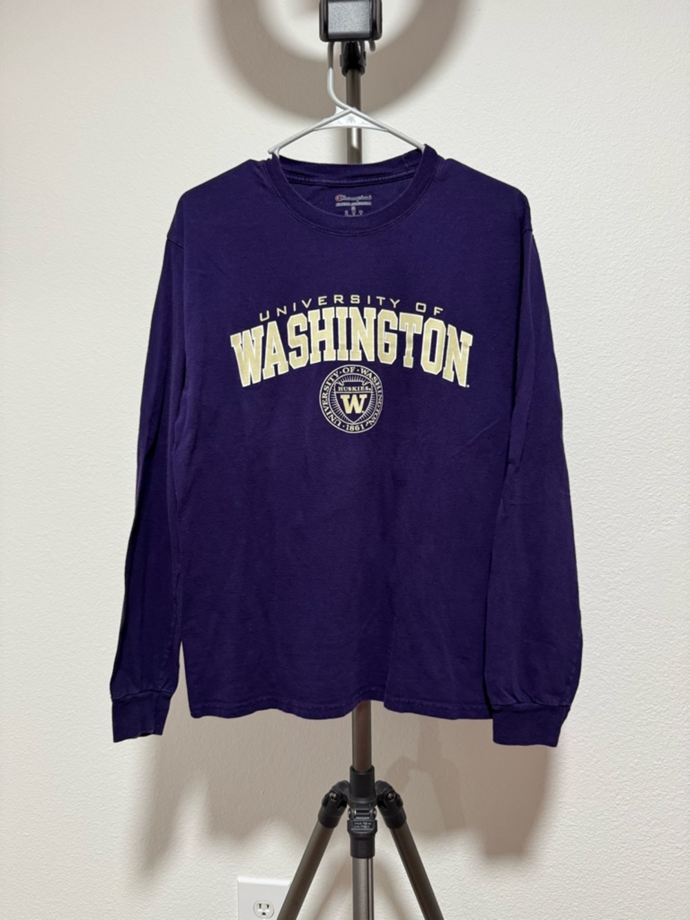 UW Purple Crewneck Tee